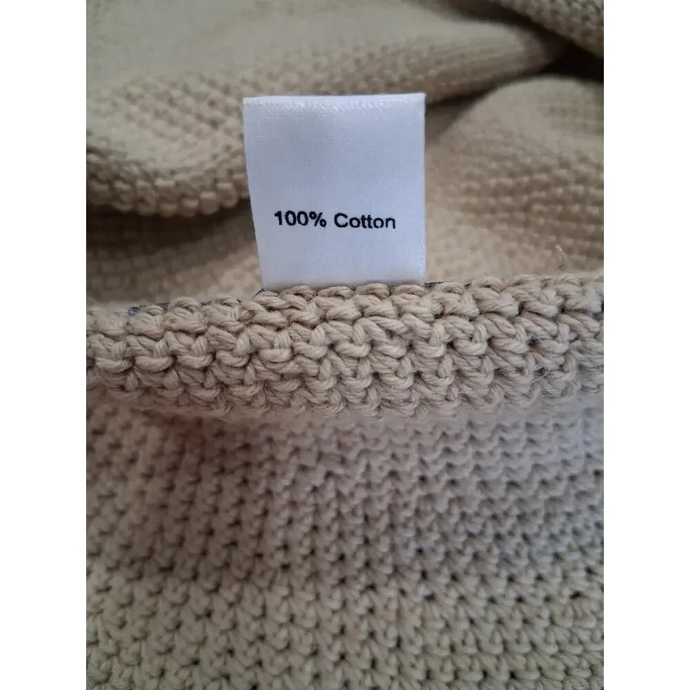 San Diego Hat Co Floppy Sun Hat Wide Brim Neutral Tan 100% Cotton Beach Summer - Picture 7 of 9